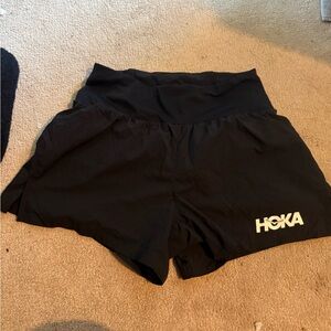 Hoka One One Women's Black Athletic Shorts